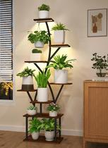 Suporte de plantas com luzes de cultivo, 8 camadas, interior, 64 cm de altura, Quikraen