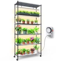 Suporte de plantas com luzes de cultivo Barrina CX6 3FT T8 30W Suporte de plantas com luzes de cultivo Barrina CX6 3FT T8 30W