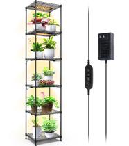 Suporte de plantas com luzes de cultivo Barrina CX83 6 camadas 70,9 cm