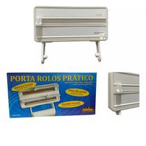 Suporte De Plastico Filme Corte 3 Em 1 Papel Toalha Aluminio