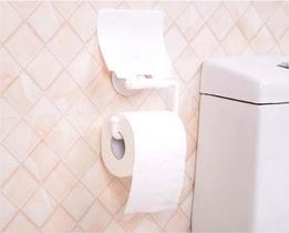 Suporte De Plástico Para Rolo De Papel Higiênico Do Banheiro Com Gancho De Sucção