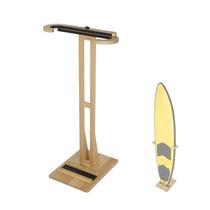 Suporte de prancha de surf HIKULA Expositor interno de madeira Suporte de prancha de surf HIKULA Expositor interno de madeira