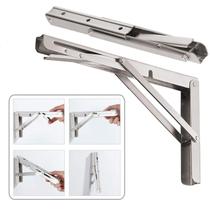 Suporte de prateleira dobrável CLT 24" em aço inoxidável 250 kg de carga