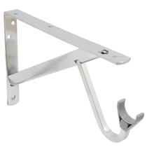 Suporte de prateleira e poste Stone Harbor Hardware 3" Drop Chrome