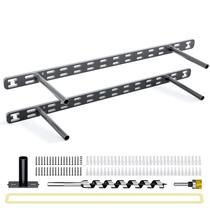 Suporte de prateleira flutuante Craftersmark Heavy Duty Black Metal
