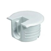 Suporte De Prateleira Plástico Vb 135 / Rafix Tab 20 Branco (Kit Com 100)