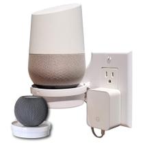 Suporte de prateleira Smart Home Outlet Genie para Google Home, Nest