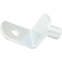 Suporte de prateleira Stone Harbor Hardware de 1/4" pino, pacote com 100 unidades de zinco