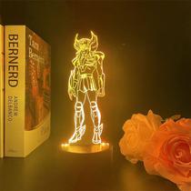 Suporte de produtos de anime Night Light USB Saint Seiya Hyoga Ch