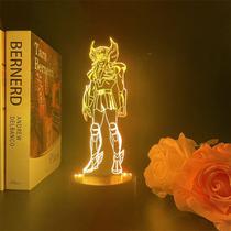 Suporte de produtos de anime Night Light USB Saint Seiya Hyoga Ch