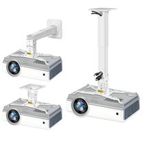 Suporte de projetor de teto 2-Be-Best Drop Heavy Duty 20 kg branco