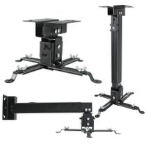 Suporte de projetor Homcine Universal Extensível para Teto/Parede Suporte de projetor Homcine Universal Extensível para Teto/Parede