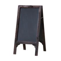 Suporte de quadro negro Benzara BM284797 63 cm Madeira Castanho Preto