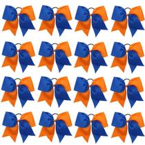 Suporte de rabo de cavalo Cheer Hair Bows OAOLEER de 8 polegadas (16 unidades) Suporte de rabo de cavalo Cheer Hair Bows OAOLEER de 8 polegadas (16 unidades)