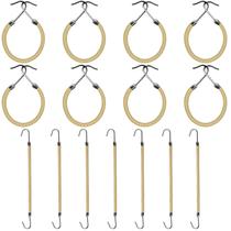 Suporte de rabo de cavalo estilizado para gravata de cabelo Hotop Elastic x15