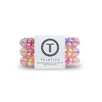 Suporte de rabo de cavalo Hair Coils Teleties Spiral, pacote com 3 unidades, grande