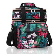 Suporte de refeição GLENKEY expansível isolado floral 16L Suporte de refeição GLENKEY expansível isolado floral 16L