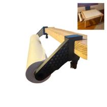 Suporte de rolo de papel artístico Clamp-On compatível com mesa Flisat