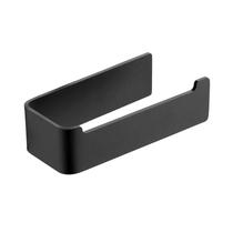 Suporte De Rolo De Papel Higiênico De Alumínio Preto, Rack De Papel Perfurador Grátis, Acessórios De