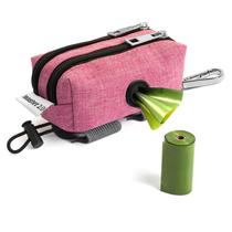 Suporte de saco de cocô para cães Leasher 2.0 com 2 bolsos impermeáveis Suporte de saco de cocô para cães Leasher 2.0 com 2 bolsos impermeáveis