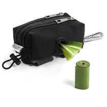 Suporte de saco de cocô para cães Leasher 2.0 com 2 bolsos impermeáveis Suporte de saco de cocô para cães Leasher 2.0 com 2 bolsos impermeáveis