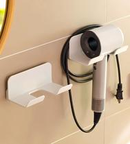 Suporte de secador de cabelo SUPTEC Universal Wall Mount com gancho Suporte de secador de cabelo SUPTEC Universal Wall Mount com gancho