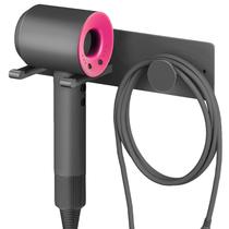 Suporte de secador de cabelo XIGOO montado na parede para preto supersônico