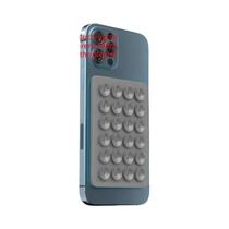 Suporte De Silicone Multicolorido Com Ventosa Para Celular Universal Adesivo Forte Quadrado