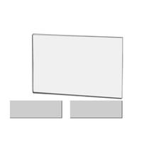 Suporte de sinalização: suportes de marketing, suporte de metal, 14 cm x 9 cm, acrílico