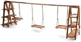 Suporte de sobremesa Tnstbiee Rustic Wood de 3 camadas para festas Suporte de sobremesa Tnstbiee Rustic Wood de 3 camadas para festas