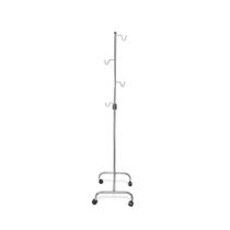 Suporte de Soro Hospitalar Com Regulagem e Rodízios Inox Suporte de Soro Hospitalar Com Regulagem e Rodízios Inox