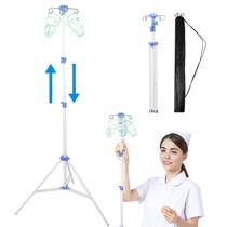 Suporte de soro portátil ajustável Lefeke 77-192 cm com 4 ganchos