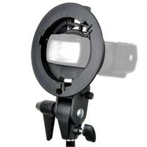 Suporte de suporte Godox S-Type para montagem Speedlite Flash Bowens