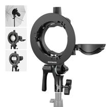 Suporte de suporte NEEWER CRB1 S Type com suporte Bowens para Flash Suporte de suporte NEEWER CRB1 S Type com suporte Bowens para Flash