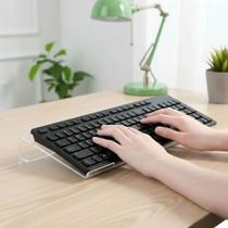 Suporte De Sustentação Para Teclado Em Acrílico Ergonômico Suporte De Sustentação Para Teclado Em Acrílico Ergonômico