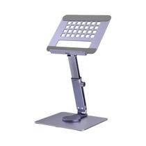 Suporte De Tablet De Alumínio Com Altura Ajustável 360 graus Suporte De Mesa Rotativo Multiângulo Para