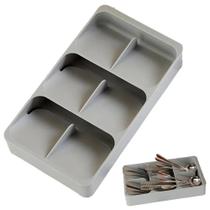 Suporte de talheres ajustável para cozinha, racks de armazenamento, organizador de talheres, bandeja do utensílio, garfo