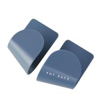 Suporte de tampa de panela Panela não perfurada Suporte de rack de armazenamento montado na parede Gadget de cozinha