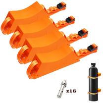 Suporte de tanque de propano Suporte montado na parede YUFANYA Orange