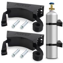 Suporte de tanque de propano TECWAP 2PCS Suporte de parede para cilindro de gás