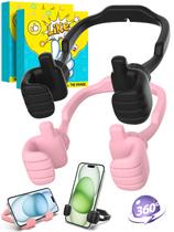 Suporte de telefone CALDEVER Thumbs Up com rotação de 360, pacote com 2