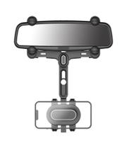 Suporte de telefone com espelho retrovisor para carro giratório de 360 Suporte de telefone com espelho retrovisor para carro giratório de 360