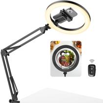Suporte de Telefone com Ring Light InnoGear - Controle Remoto e Base para Mesa