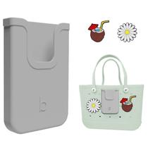 Suporte de telefone de silicone EASYDOG para Bogg Bag Grey