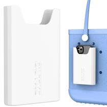 Suporte de telefone de silicone OUTXE para bolsas pantanosas, branco