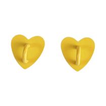 Suporte De Telefone Em Metal DIY Em Forma De Coração, 2/5PCS, Adesivo, Anel De Dedo Para Capa De