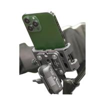 Suporte De Telefone Móvel Para Motocicleta Em Liga De Alumínio, Antivibração, Painel De Navegação