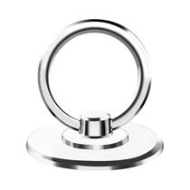 Suporte De Telefone Móvel Ultra-Fino Com Anel Metálico De Rotação 360, Adesivo Para Montagem No