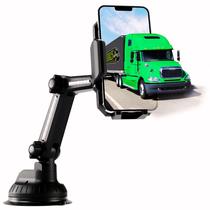 Suporte de Telefone para Caminhão Truckules Heavy Duty - Compatível com iPhone (Cinza)