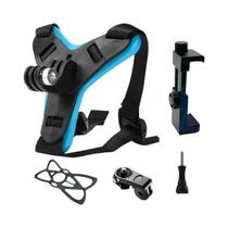 Suporte De Telefone Para Capacete De Motocicleta Para GoPro Hero 12 11 Insta360 X4 Câmera De Ação